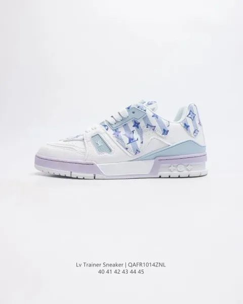 Louis Vuitton Arch Light Sneaker Denim Monogram Blue Sneakers - 8