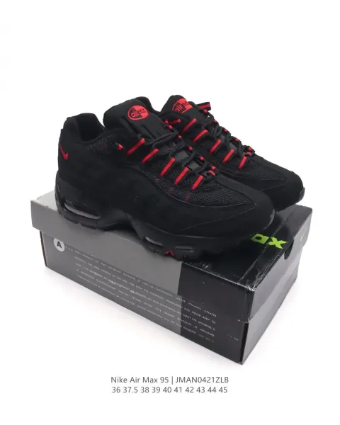 Nike Air Max 95 Black/Red Sneakers - 1