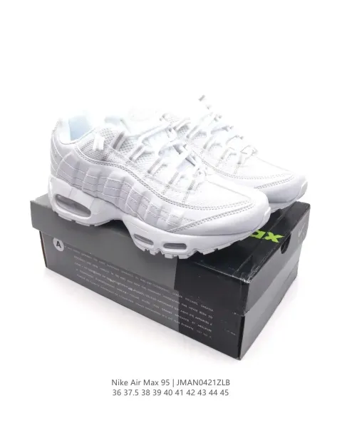 Nike Air Max 95 White Sneakers - 1
