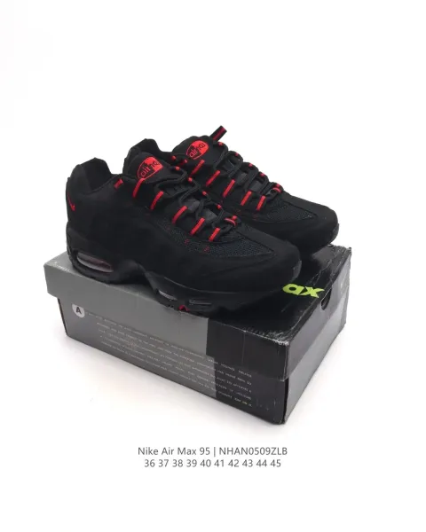 Nike Air Max 95 Black/Red Sneakers - 1
