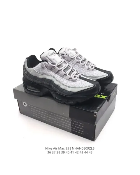 Nike Air Max 95 Gray/Black Running Shoes - 1