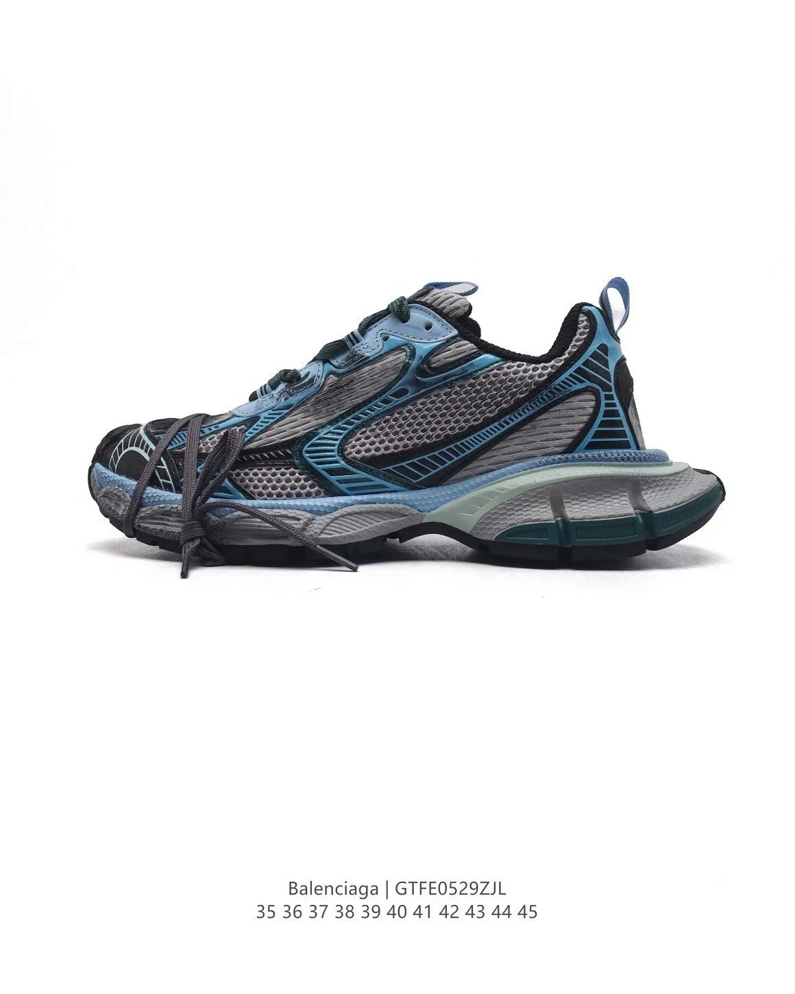Balenciaga Track 2 Pink Gray Sneakers Chunky Sneakers product detail 14 in Litbuy spreadsheet finds