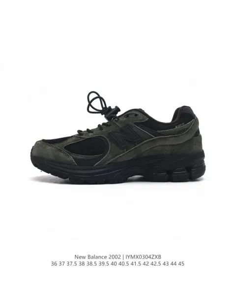 New Balance 2002 Army Green Running Shoes - 1