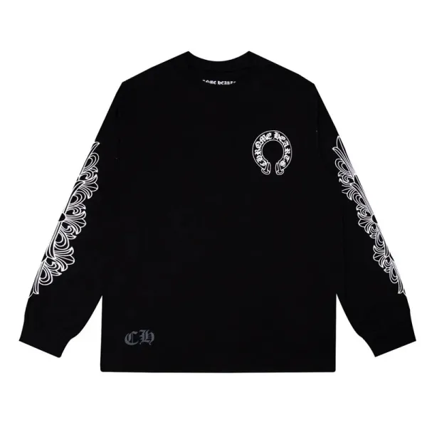 Chrome Hearts Long Sleeve T-Shirt Black - 1