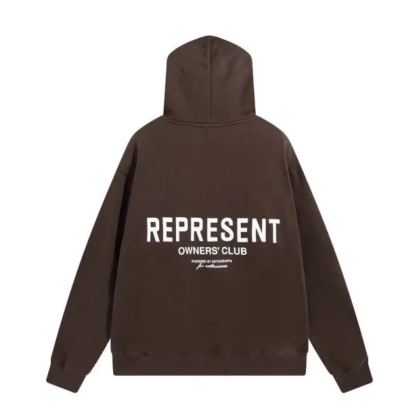 Represent Owners' Club Brown Hoodie - 1