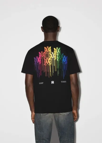 Amiri Mermaid Graphic Black T-Shirt - 9
