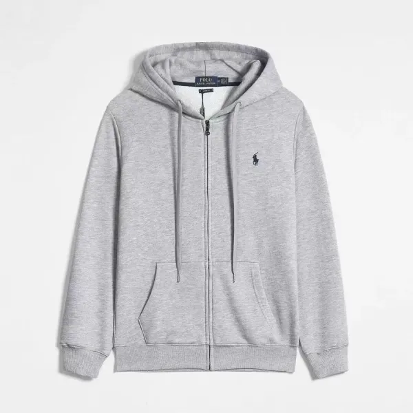 Polo Ralph Lauren Classic Full-Zip Hoodie Gray - 1