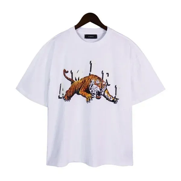 Kenzo Tiger Print Oversized White T-Shirt - 1