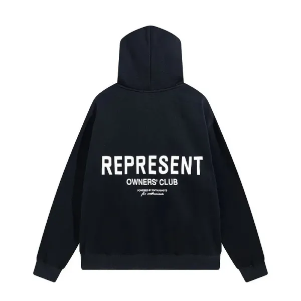Represent Owners' Club Black Hoodie - 1