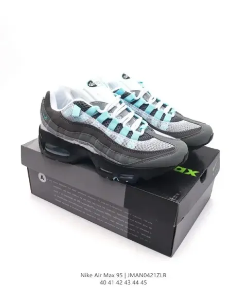 Nike Air Max 95 Seafoam Green Gray Sneakers - 1