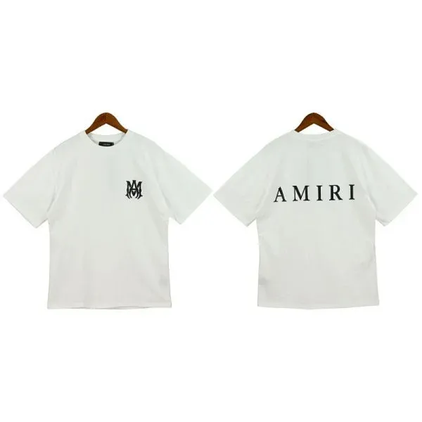 Amiri Logo Print White T-Shirt - 1