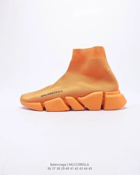 Balenciaga Speed Trainer Red Sneakers - 7