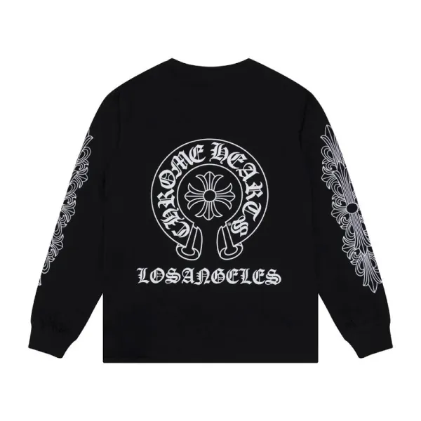 Chrome Hearts Los Angeles Long Sleeve T-Shirt Black - 1
