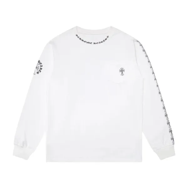 Chrome Hearts Long Sleeve T-Shirt White - 1