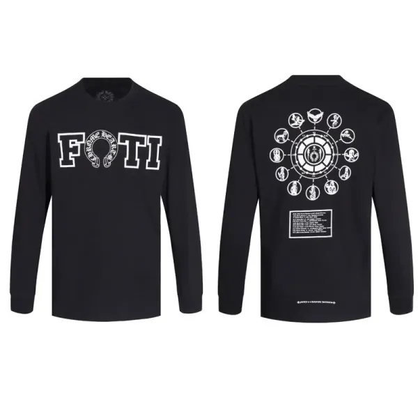 Chrome Hearts x FOTI Long Sleeve T-Shirt Black - 1