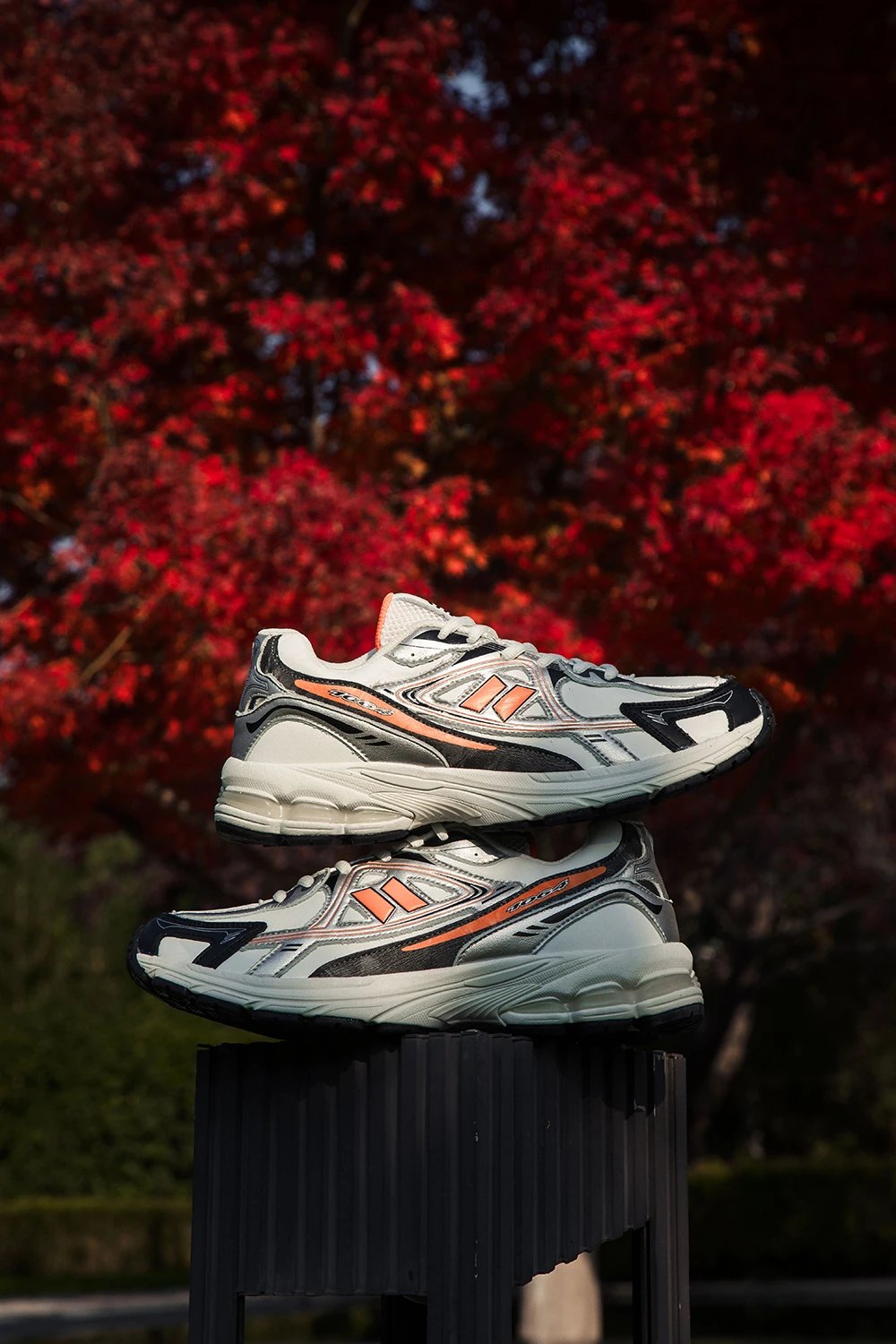New Balance 9060 White Orange Black Sneakers Running Shoes