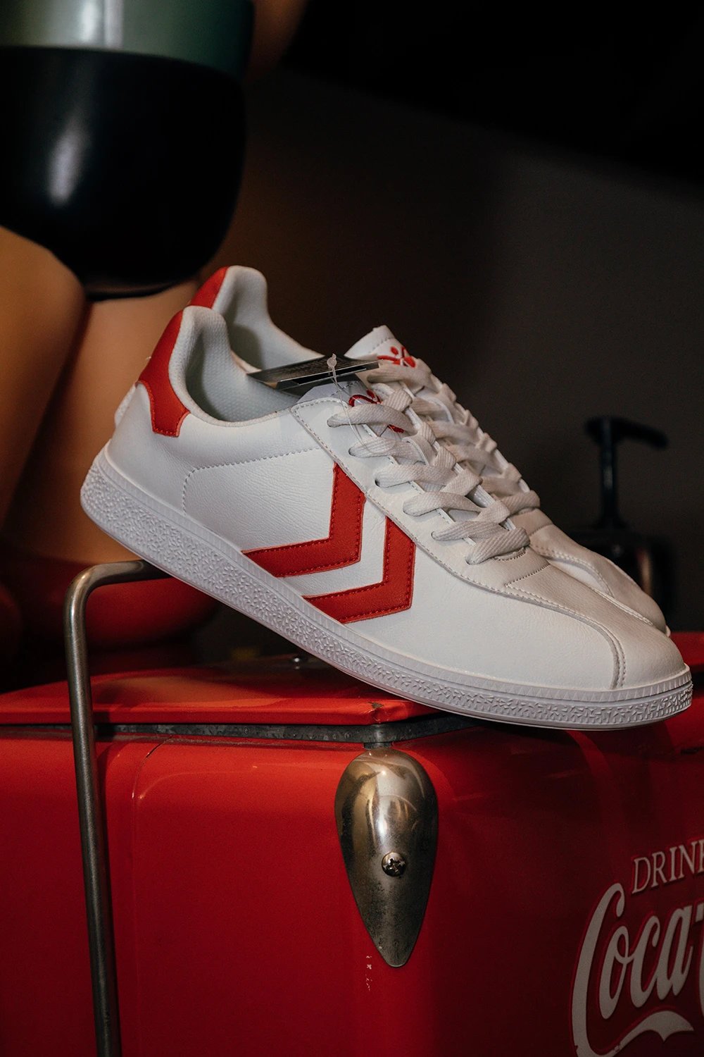 Hummel Classic Denmark White Red Sneakers