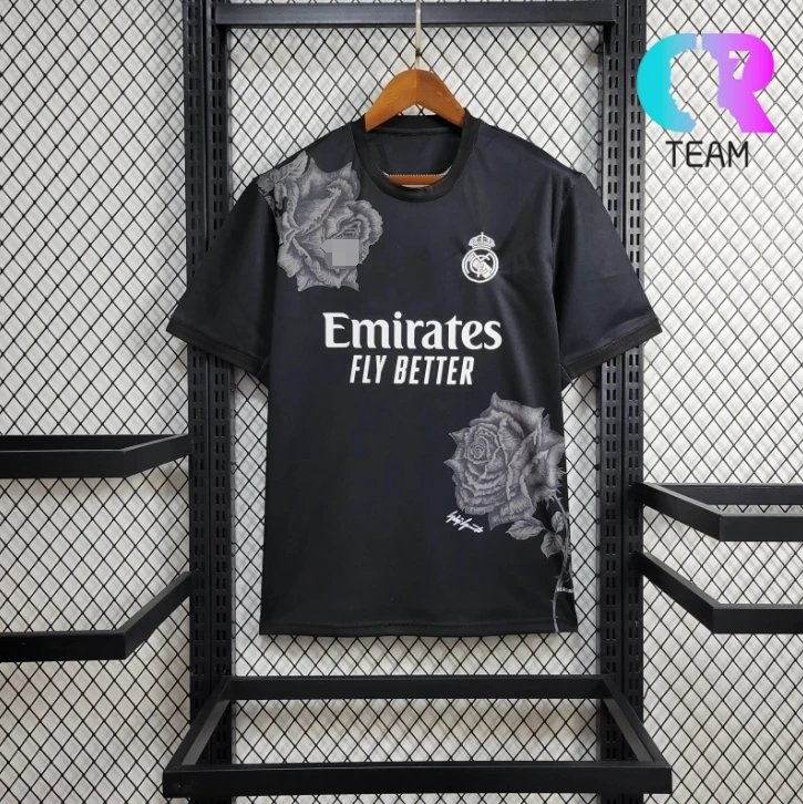 23-24 Real Madrid Special Edition Y3 Black Fan Versions Size: S-XXL