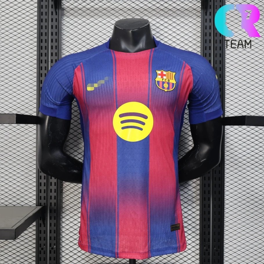 Barcelona Home Player Version Jersey - Sizes 25-26, S-XXL