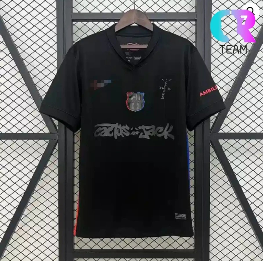 Barcelona 24-25 Travis Scott Away Authentic Fan Jersey