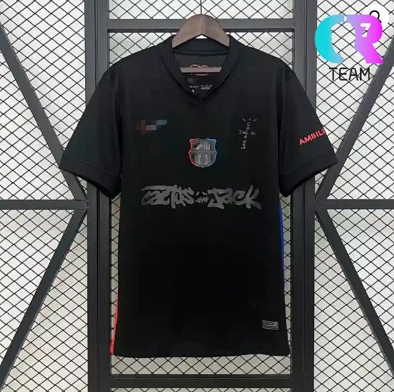 Barcelona 24-25 Travis Scott Away Authentic Fan Jersey