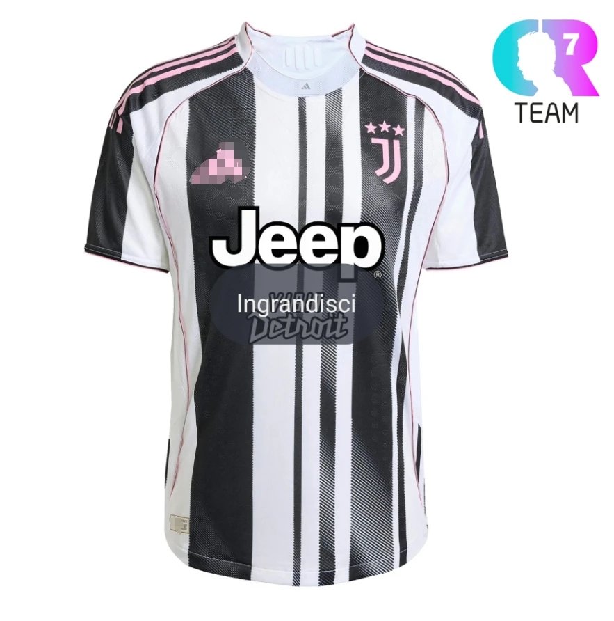 25/26 Juventus Hone Player Version with sponsor Size：S-4XL
