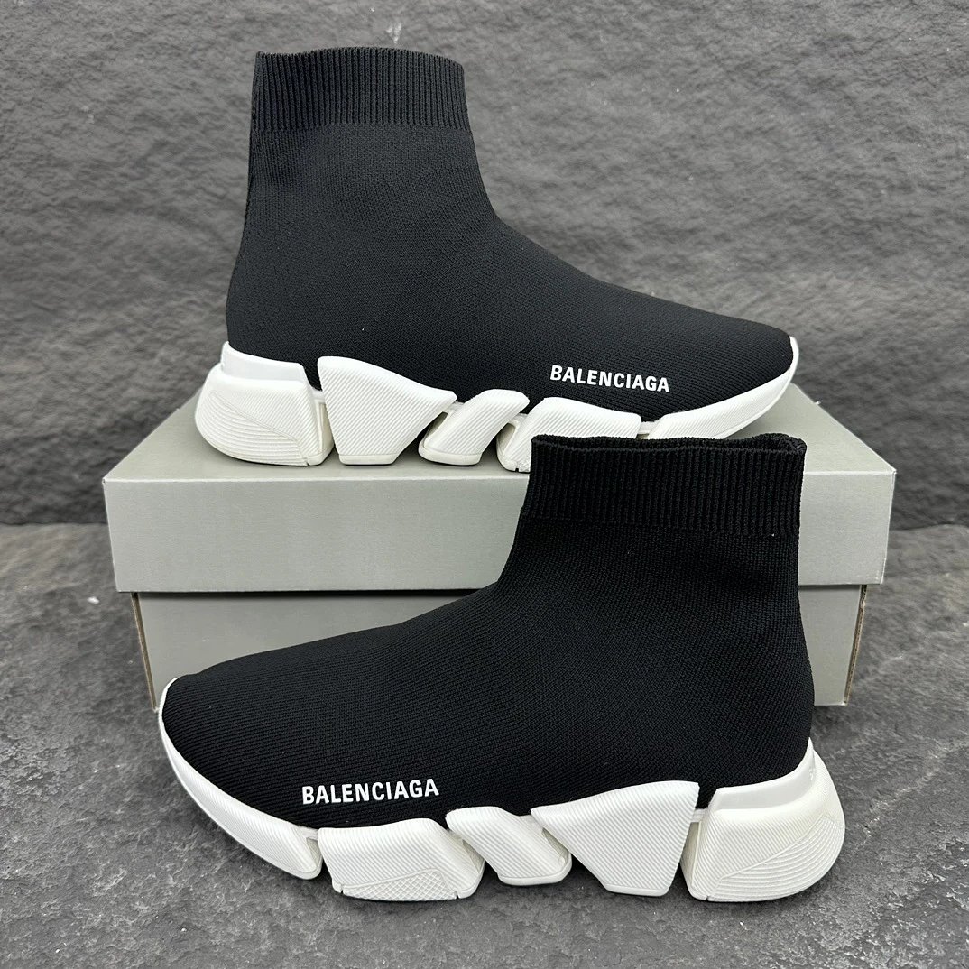 Balenciaga Speed Trainer Black Knit Sneakers Chunky Sneakers product detail 13 in Litbuy spreadsheet finds