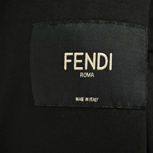 Fendi Jackets FF Monogram Hooded Zip Jacket product detail image 9