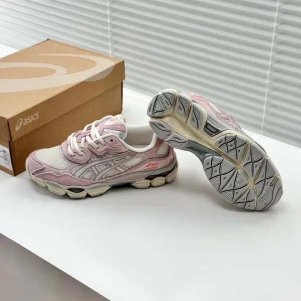 Asics Gel-Kayano 14 Pink White Running Shoes - 9