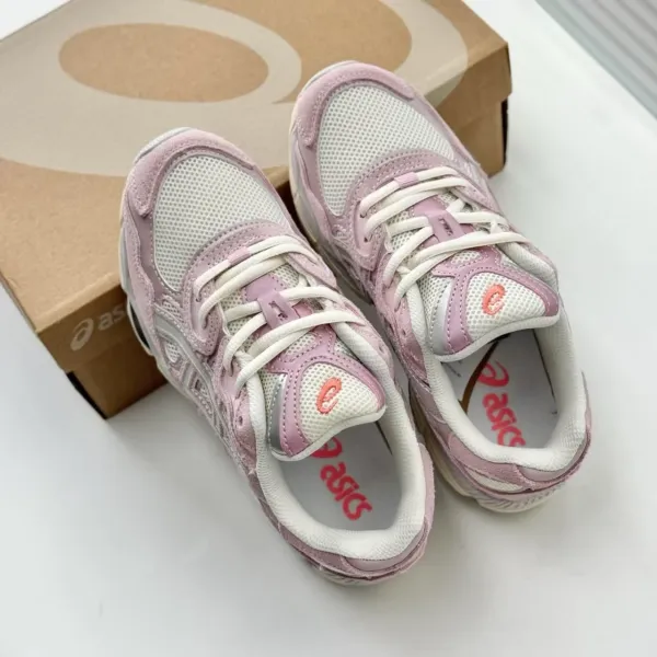 Asics Gel-Kayano 14 Pink White Running Shoes - 6