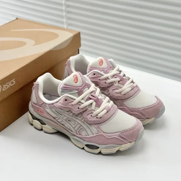 Asics Gel-Kayano 14 Pink White Running Shoes - 1