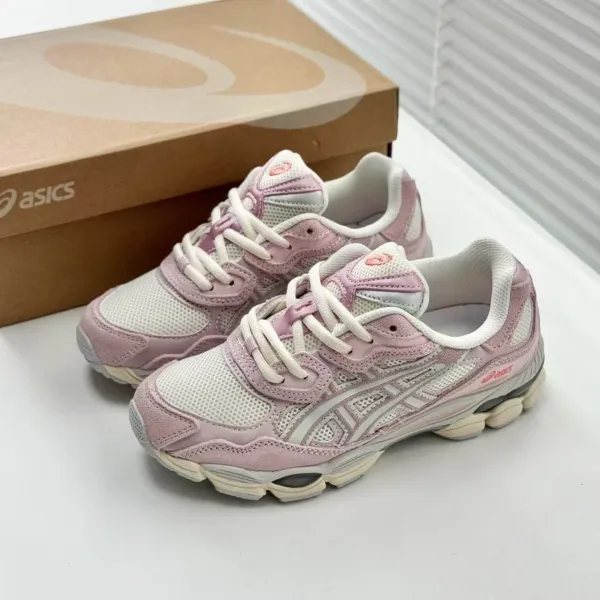 Asics Gel-Kayano 14 Pink White Running Shoes - 3