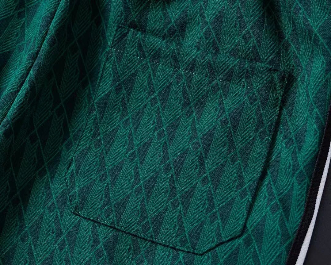 Lacoste Matching Sets Diamond-pattern zip track jacket and jogger set image 9