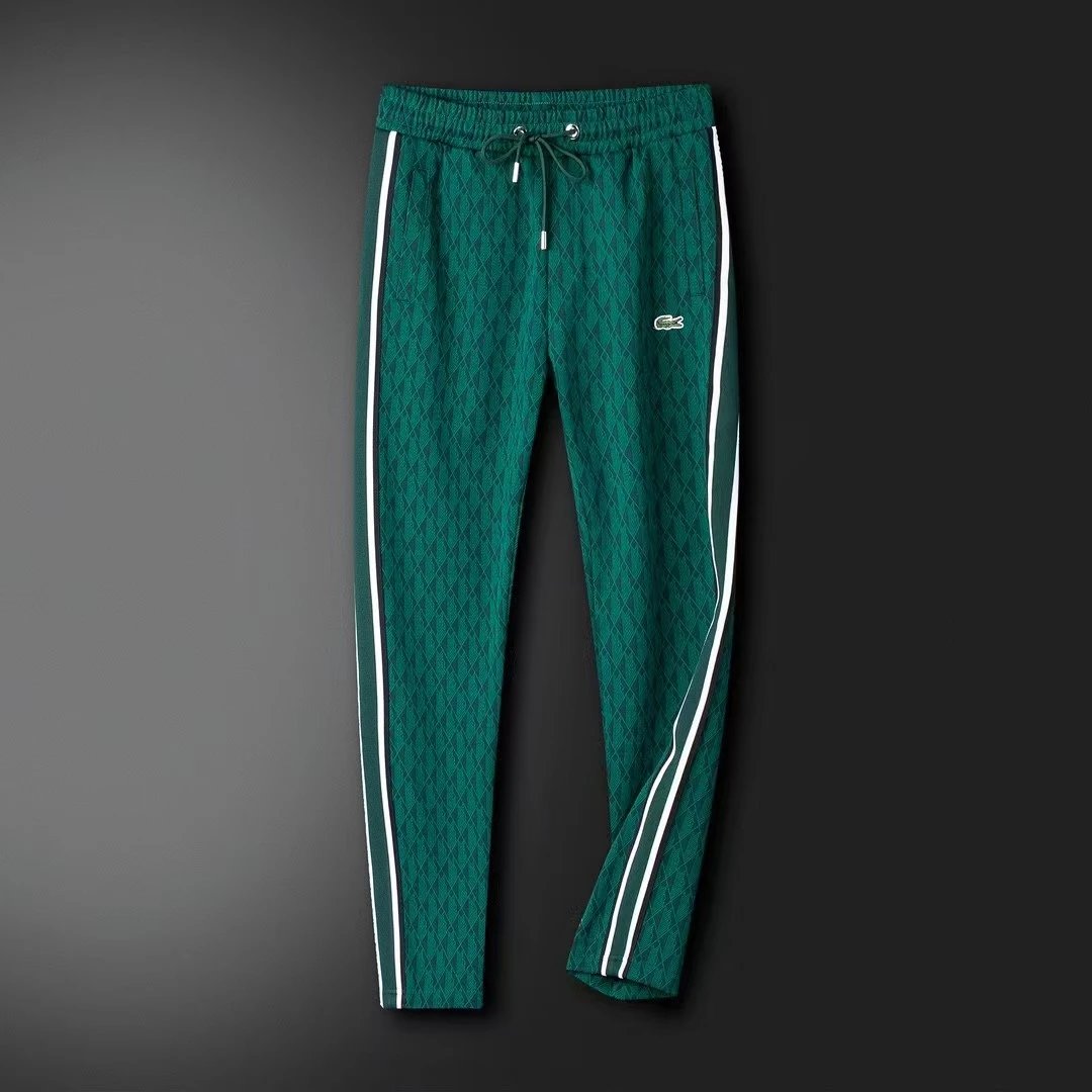 Lacoste Matching Sets Diamond-pattern zip track jacket and jogger set image 4