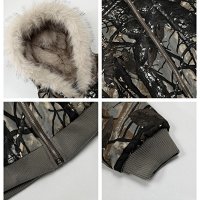 Tree Patern Fur Zip up Hoodie — seller photo 4