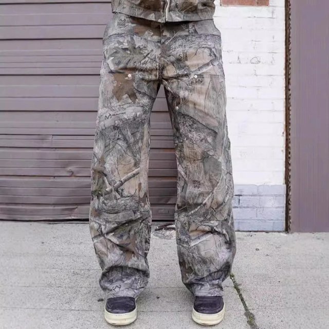 Forest Pattern Double Knee Denim: seller detail photo 3