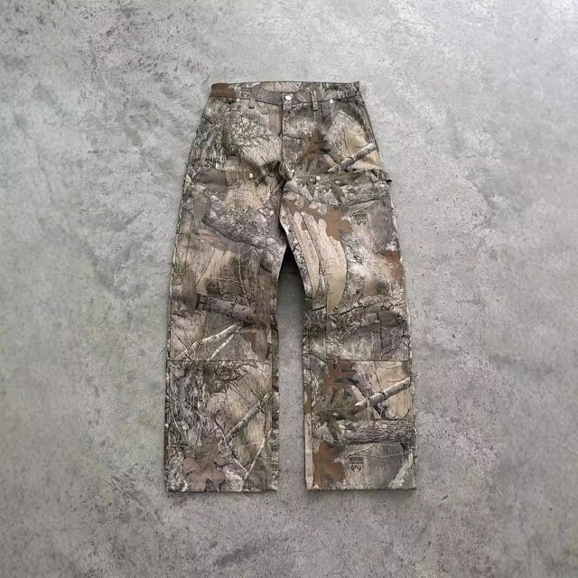 Forest Pattern Double Knee Denim: seller detail photo 1