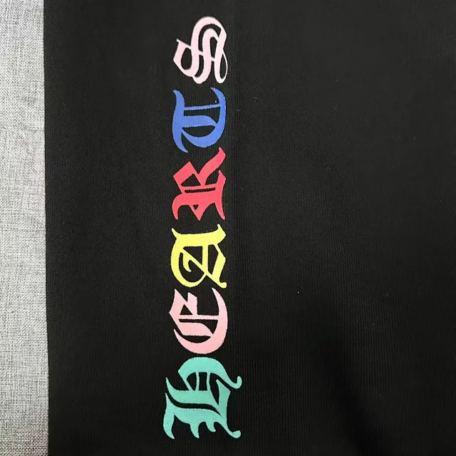 Chrome Hearts Trousers Sanskrit logo jogger sweatpants product detail image 14