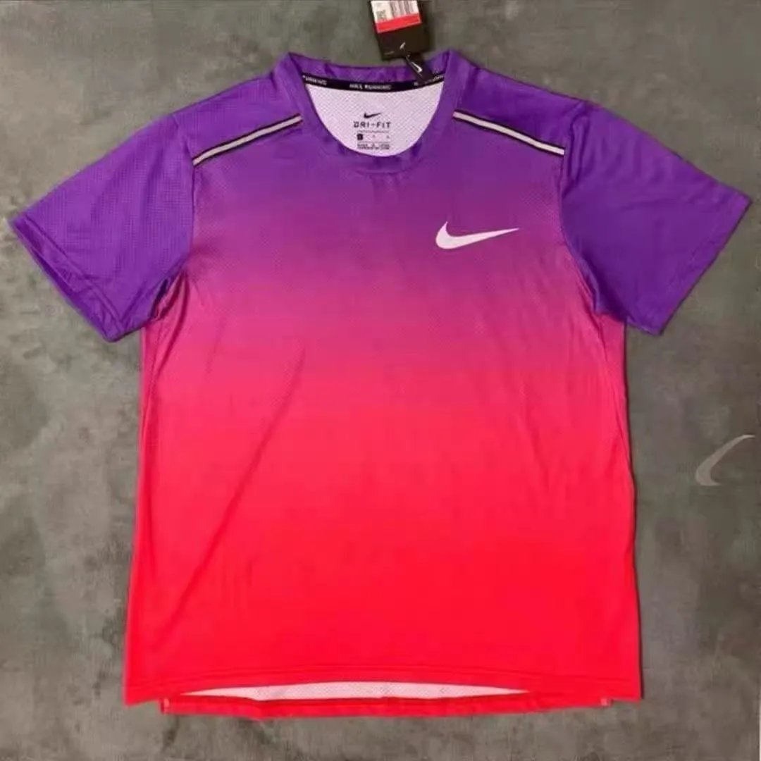 Nike T-Shirts Short-Sleeve Ankle Skeleton Graphic T-Shirt — Sunflower red short-sleeved shirt