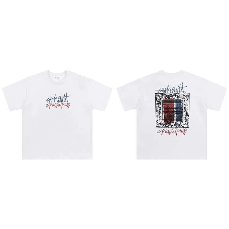 Carhartt T-Shirts Logo Print — 8029 white