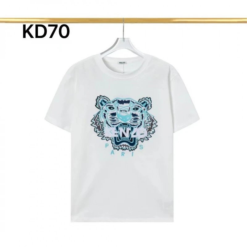 Kenzo T-Shirts Tiger Embroidered T-Shirt — KD70