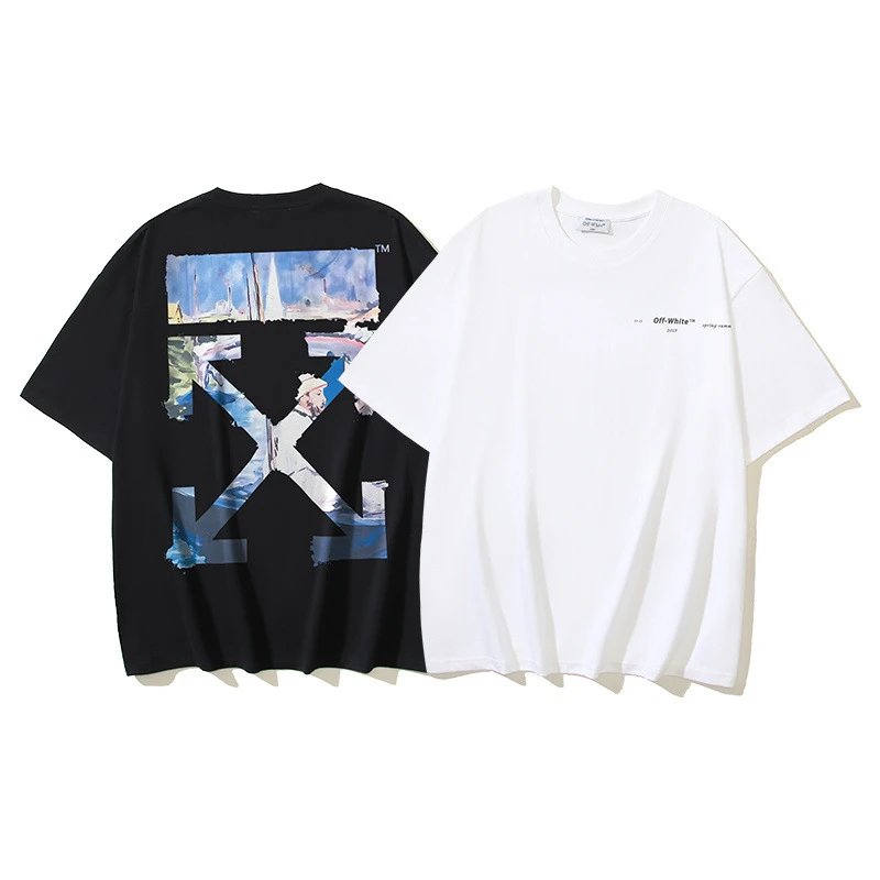 Off-White T-Shirts Short-Sleeve Logo Graphic T-Shirt image 4