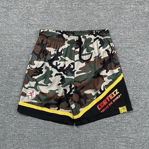Corteiz Shorts Drawstring athletic — Camouflage green 6123#