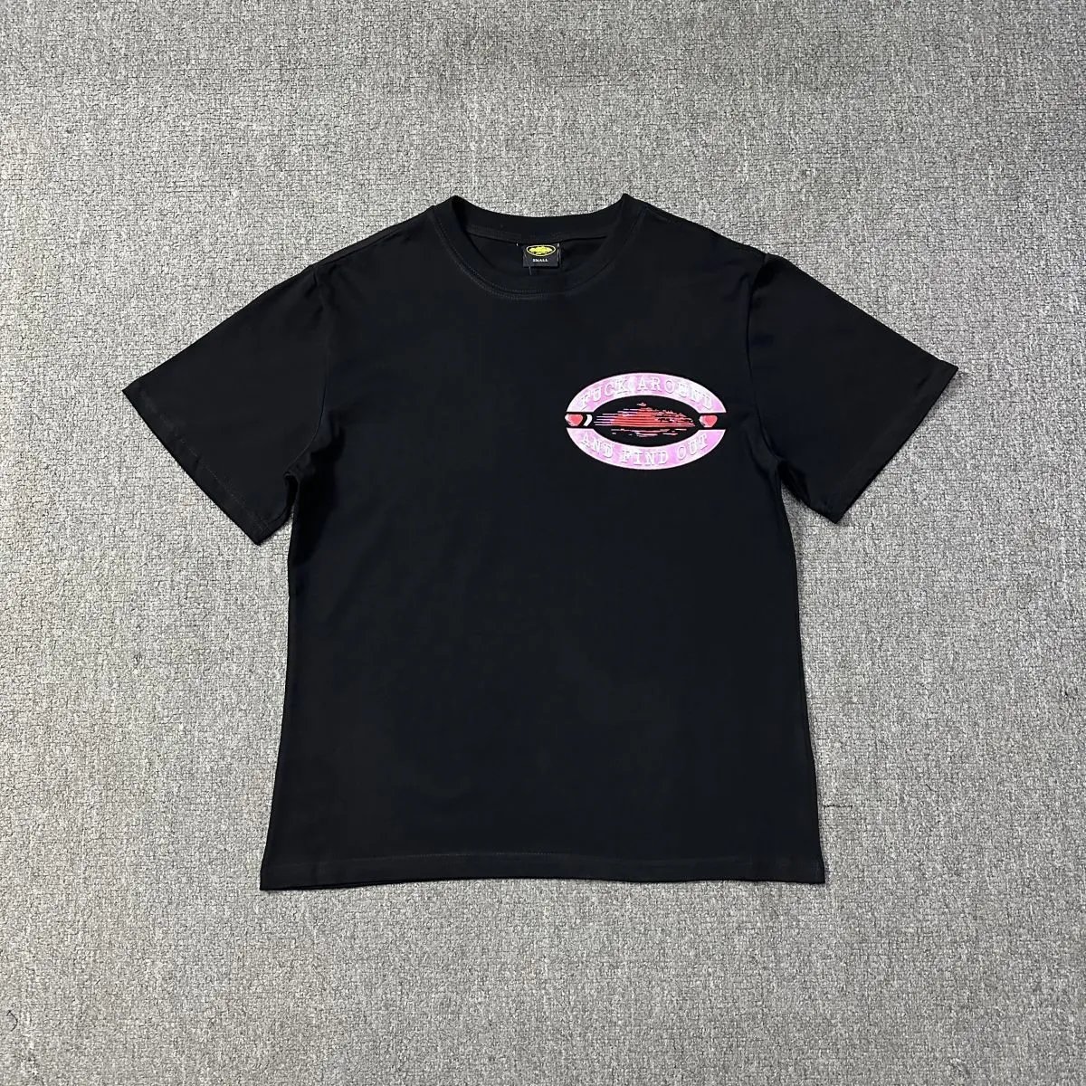Corteiz T-Shirts Graphic Print — 3216 Black