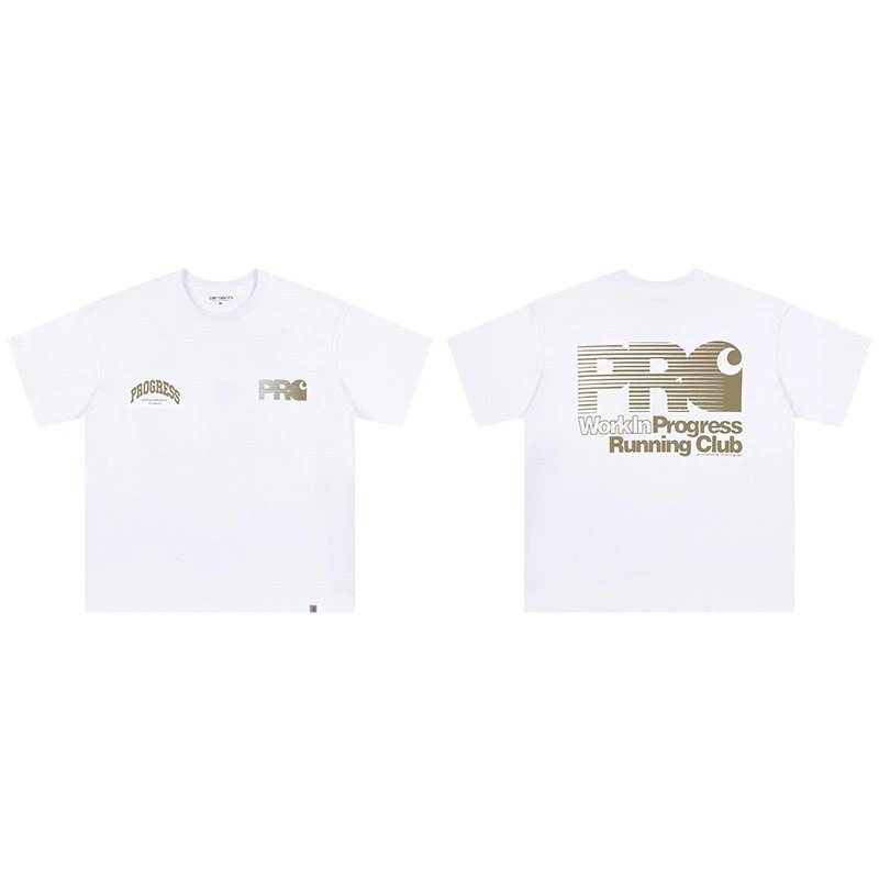 Carhartt T-Shirts Logo Print — 8017 white
