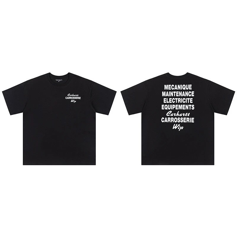 Carhartt T-Shirts Logo Print — 8020 black
