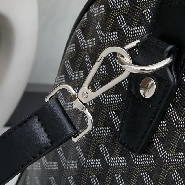 Goyard Backpacks Chevron-pattern flap backpack with top handle product detail image 17