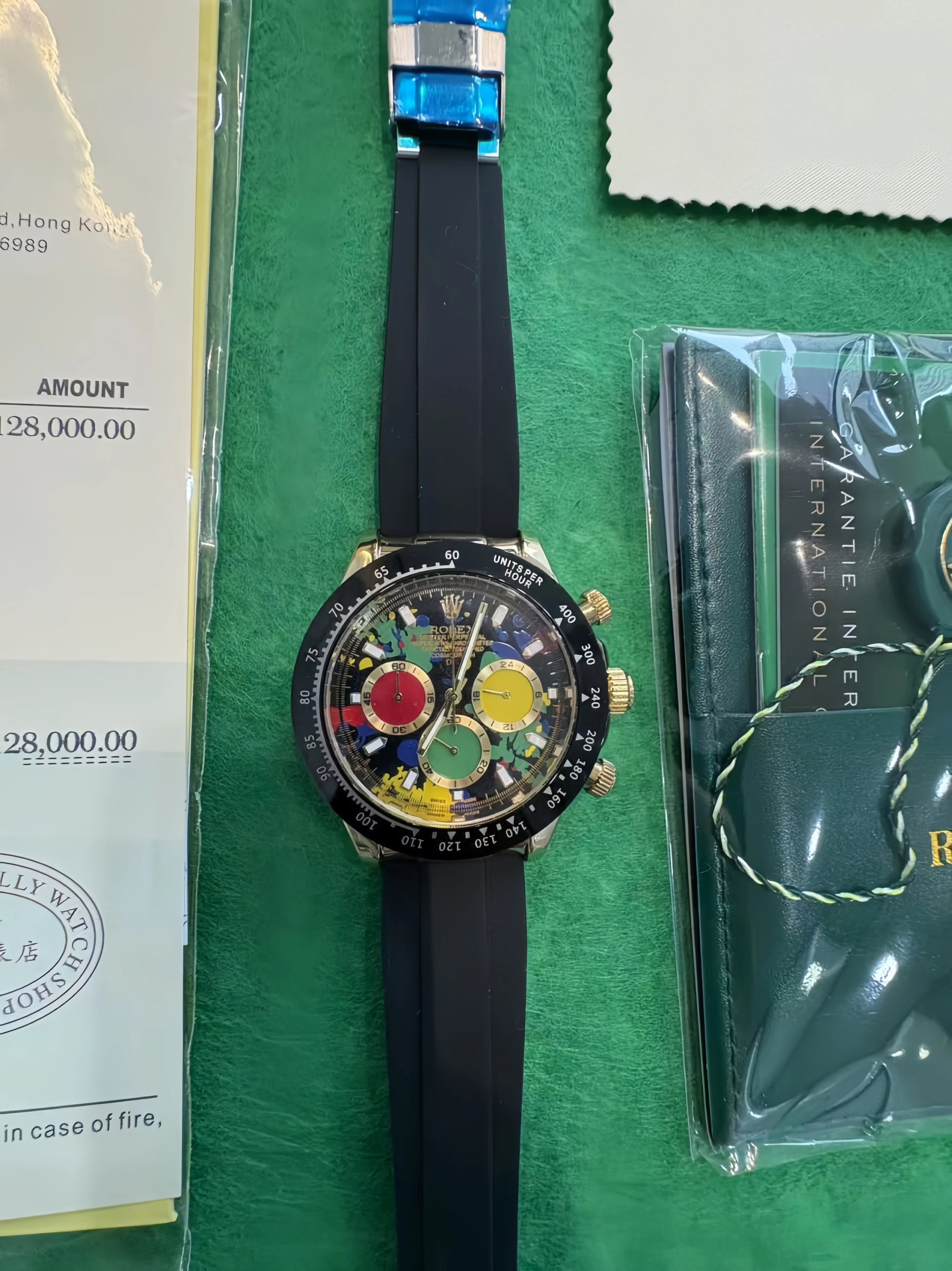 Rolex Oyster Perpetual Cosmograph Daytona Skeleton Blue Mechanical Watch Watches - 3