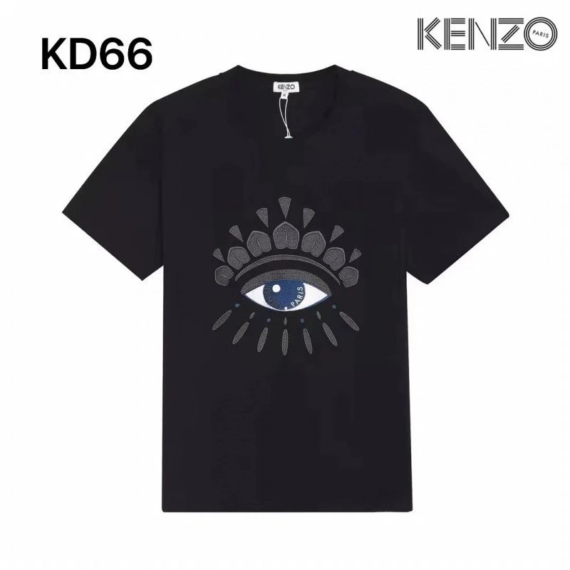 Kenzo T-Shirts Tiger Embroidered T-Shirt — KD66