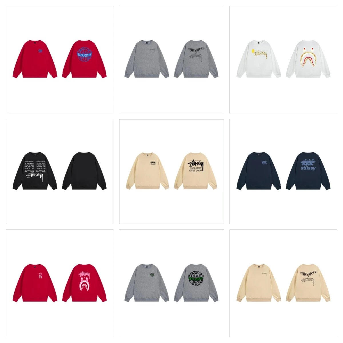 Stüssy Classic Letter Print Cr